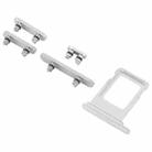 For iPhone 16 Pro Max Original SIM Card Tray + Side Keys (White) - 2