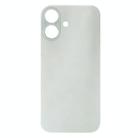 For iPhone 16 Plus Easy Replacement Big Camera Hole Glass Back Battery Cover(White) - 2