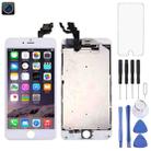 TFT LCD Screen for iPhone 6 Plus Digitizer Full Assembly with Front Camera (White) - 1