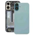 For iPhone 16 Plus Battery Back Cover with Camera Lens Cover(Green) - 1