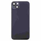 For iPhone 14 Plus EU Version Battery Back Cover with Middle Frame(Black) - 2