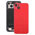 For iPhone 14 Plus EU Version Battery Back Cover with Middle Frame(Red) - 1