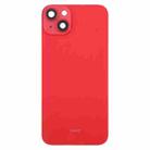 For iPhone 14 Plus EU Version Battery Back Cover with Middle Frame(Red) - 2
