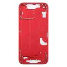 For iPhone 14 Middle Frame Bezel Plate (Red) - 2