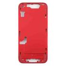 For iPhone 14 Middle Frame Bezel Plate (Red) - 3