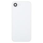 For iPhone 16e Glass Battery Back Cover with Camera Lens Cover(White) - 2