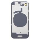 For iPhone 16e Glass Battery Back Cover with Camera Lens Cover(White) - 3