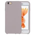 Pure Color Liquid Silicone + PC Protective Back Cover Case for iPhone 6 Plus & 6s Plus (Lavender Purple)  - 1