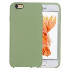 Pure Color Liquid Silicone + PC Protective Back Cover Case  for iPhone 6 Plus & 6s Plus(Mint Green) - 1