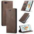 CaseMe-013 Multifunctional Retro Frosted Horizontal Flip Leather Case for iPhone 6 Plus / 6s Plus, with Card Slot & Holder & Wallet(Coffee) - 1