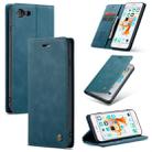 CaseMe-013 Multifunctional Retro Frosted Horizontal Flip Leather Case for iPhone 6 Plus / 6s Plus, with Card Slot & Holder & Wallet(Blue) - 1