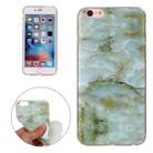 For iPhone 6 Plus & 6s Plus Green Marbling Pattern Soft TPU Protective Back Cover Case - 1