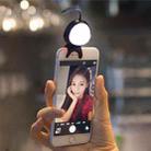 For Smart Phone Self Light with Hook, For iPhone, Galaxy, Huawei, Xiaomi, LG, HTC and Other Smart Phones(Black) - 1