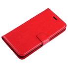 For iPhone 6 Plus & 6s Plus Crazy Horse Texture Horizontal Flip Leather Case with Magnetic Buckle & Holder & Card Slots & Wallet & Photo Frame(Red) - 5