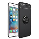 Metal Ring Holder 360 Degree Rotating TPU Case for iPhone 6 Plus & 6s Plus (Black) - 1