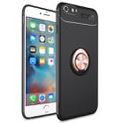 Metal Ring Holder 360 Degree Rotating TPU Case for iPhone 6 Plus & 6s Plus (Black+Gold) - 1