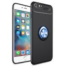 Metal Ring Holder 360 Degree Rotating TPU Case for iPhone 6 Plus & 6s Plus (Black+Blue) - 1