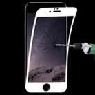 0.1mm 9H Full Screen Flexible Fiber Tempered Glass Film for iPhone 6 Plus & 6s Plus(White) - 1