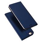 DUX DUCIS Skin Pro Series Horizontal Flip PU + TPU Leather Case for iPhone 6 Plus & 6s Plus, with Holder & Card Slots(Blue) - 1