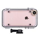 HAMTOD for iPhone 6 Plus & 6s Plus Extreme Sports IP68 Waterproof Case with 170 Degrees Wide Angle Lens, Compatible with GoPro Accessories, Waterproof Depth: 5m(Gold) - 1