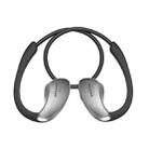 AWEI A885BL Wireless Sport Bluetooth Stereo Earphone with Mic, Support Handfree Call & NFC Function, for iPhone, Samsung, HTC, Sony and other Smartphones(Grey) - 2