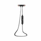 AWEI A921BL Wireless Sport Magnetic Bluetooth Earphone with Wire Control + Mic(Black) - 2