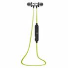 AWEI A980BL Wireless Sport Magnetic Bluetooth Earphone with Wire Control , Support Handfree Call(Green) - 1