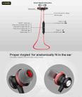 AWEI A980BL Wireless Sport Magnetic Bluetooth Earphone with Wire Control , Support Handfree Call(Red) - 4