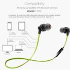 AWEI A990BL Wireless Sport Bluetooth Stereo Earphone with Wire Control + Mic, Support Handfree Call(Gold) - 6