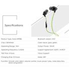 AWEI A990BL Wireless Sport Bluetooth Stereo Earphone with Wire Control + Mic, Support Handfree Call(Gold) - 8