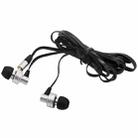 AWEI ES-900M 3.5mm In-Ear Stereo Wired Earphone for iPhone, Samsung, HTC, Sony and other Smartphones, PC, Game Machine(Silver) - 2