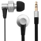 AWEI ES-900M 3.5mm In-Ear Stereo Wired Earphone for iPhone, Samsung, HTC, Sony and other Smartphones, PC, Game Machine(Silver) - 3