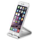 Exquisite Aluminium Alloy Desktop Holder Stand DOCK Cradle For iPhone, Galaxy, Huawei, Xiaomi, LG, HTC and 7 inch Tablet(Silver) - 1