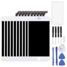 10 PCS TFT LCD Screen for iPhone 6 Plus Digitizer Full Assembly with Frame (White) - 1