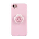 For iPhone 6 Plus & 6s Plus 3D Paw Print Pattern Squeeze Relief Squishy Dropproof Protective Back Cover Case - 2