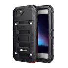 Waterproof Dustproof Shockproof Zinc Alloy + Silicone Case for iPhone 6 Plus & 6s Plus (Black) - 1