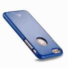 GOOSPERY JELLY CASE for iPhone 6 Plus & 6s Plus TPU Glitter Powder Drop-proof Protective Back Cover Case (Dark Blue) - 1