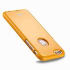 GOOSPERY JELLY CASE for iPhone 6 Plus & 6s Plus TPU Glitter Powder Drop-proof Protective Back Cover Case (Yellow) - 1