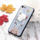 For iPhone 6 Plus & 6s Plus 3D Lovely Rabbit Cartoon Pattern Squeeze Relief IMD Workmanship Squishy Dropproof Protective Back Cover Case - 4