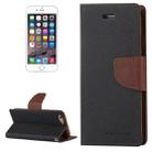 GOOSPERY FANCY DIARY for iPhone 6 Plus & 6s Plus Cross Texture Horizontal Flip Leather Case with Card Slots & Wallet & Holder(Taupe) - 1