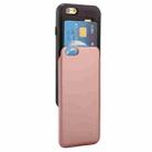 GOOSPERY for iPhone 6 Plus & 6s Plus TPU + PC Sky Slide Bumper Protective Back Case with Card Slots(Rose Gold) - 1