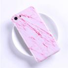 For iPhone 6 Plus & 6s Plus Red Blue Marble Pattern TPU Protective Back Cover Case - 1