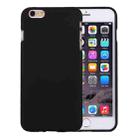 GOOSPERY SOFT FEELING for iPhone 6 Plus & 6s Plus Liquid State TPU Drop-proof Soft Protective Back Cover Case(Black) - 1