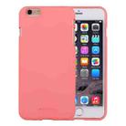 GOOSPERY SOFT FEELING for iPhone 6 Plus & 6s Plus Liquid State TPU Drop-proof Soft Protective Back Cover Case(Pink) - 1