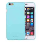 GOOSPERY SOFT FEELING for iPhone 6 Plus & 6s Plus Liquid State TPU Drop-proof Soft Protective Back Cover Case(Mint Green) - 1