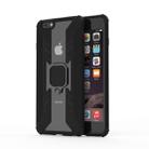 Iron Warrior Shockproof TPU + PC Protective Case for iPhone 6 Plus, with 360 Degree Rotation Holder(Black) - 1