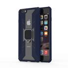 Iron Warrior Shockproof TPU + PC Protective Case for iPhone 6 Plus, with 360 Degree Rotation Holder(Blue) - 1