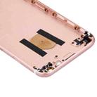 5 in 1 for iPhone 6s (Back Cover + Card Tray + Volume Control Key + Power Button + Mute Switch Vibrator Key) Full Assembly Housing Cover(Rose Gold) - 5