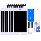 10 PCS TFT LCD Screen for iPhone 6s Digitizer Full Assembly with Frame (White) - 1