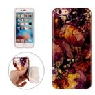 For iPhone 6s Purple Yellow Marble Pattern Soft TPU Protective Case - 1